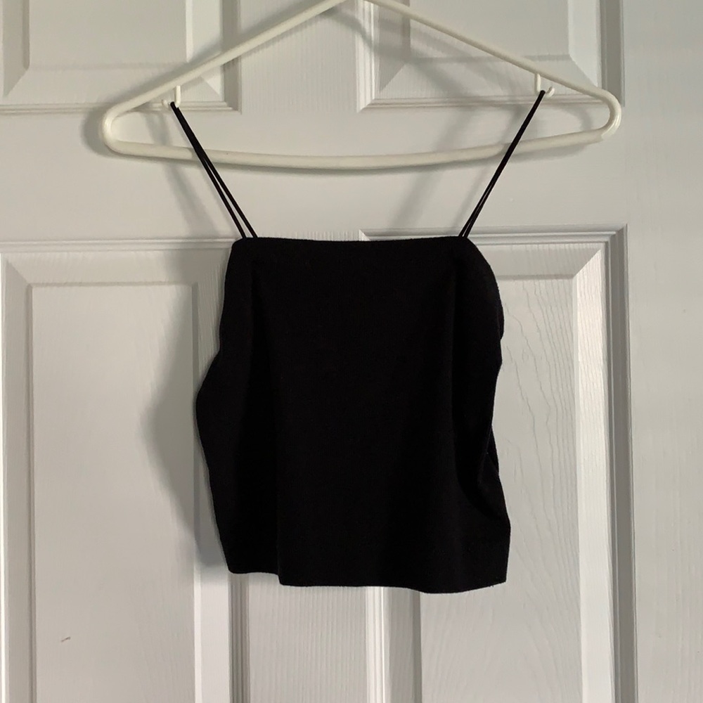 Thin strap tube top